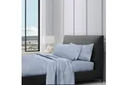 Bedding King 1200TC Pure Egyptian Cotton Sheet Set - Pale Blue