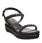 Christian Louboutin PYRACLOU 60 Studded Platform Wedge Heel Sandals Shoes $895