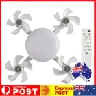 E27 Drone Fan with LED Light Remote Control Hanging Fan Ceiling Fan (4 Heads)