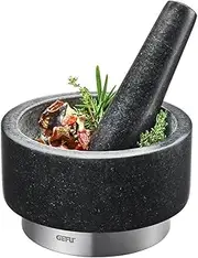 Gefu X-PLOSION Granite Mortar, Black, Medium, 35300