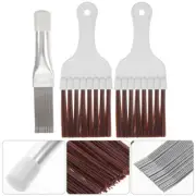 3pcs Small Plastic Whisk Brush Metal Fin Evaporator Brush Condenser Fin Combs