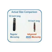 Buddy ID Microchip Pet Microchip MINI CHIP 134KHZ, ISO 25 Pack