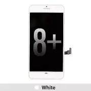 Red LCD Assembly for iPhone 8 Plus Screen Replacement-White