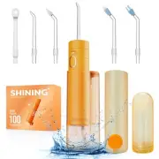 Portable Water Flosser for Teeth, Home & Travel Water Flosser with Detachable...