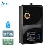 【HCG 和成】16公升數位恆溫熱水器-2級能效-NG1/LPG(GH1655-不含安裝)