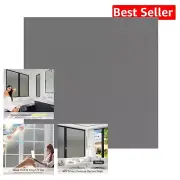 Stylish Frosted Window Privacy Film - UV Blocking & Heat Control, 29.5x78.7