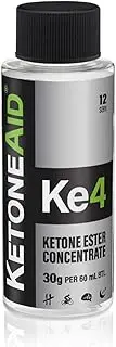 KetoneAid KE4 World's Strongest Ketone Ester Drink, 30g Exogenous D BHB. Not a Salt. Sugar Free, Caffeine Free. (1 Count)
