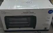 Mainstays 4 Slice Black Toaster Oven Dishwasher safe rack and pan