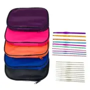 Metal and Plastic Crochet Hooks Set 22Pcs Sizes Ergonomic Crochet Hooks
