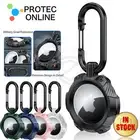 For Apple Air Tag Airtags Case ZUSLAB Slim Carbon Fiber Heavy Duty Hook Cover