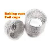 108pc Aluminium Foil Cupcake Cup Cupcakes Baking Case Muffin cups 8cm x 3.5 BULK