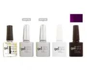 Gellaka 5-Piece Essential Gel Manicure Set with 1 Color - Blackberry