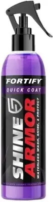 SHINE ARMOR Ceramic Coating Fortify Quick Coat Car Wax Polish Spray 8 Oz