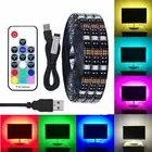 USB RGB 5050 LED Bias Lighting Strip For TV LCD HDTV Monitor Background Light 3m