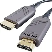 8K HDMI 2.1 Cable – 15m – Optical Ultra High Speed HDMI, Certified with 0% Signal Loss (8K@60Hz, Flexible Fibre Optic Cable, Officially Licensed, Lossless Transmission) – by CableDirect