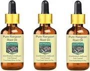 Devprayag Pure Rangoon Root Oil (Combretum indicum) with Glass Dropper Natural Therapeutic Grade Cold Pressed (Pack of three) 100ml X 3 (10 oz)
