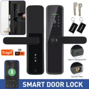 wifi App Unlock Digital Fingerprint Card Smart Door Lock Password Keyless Lock