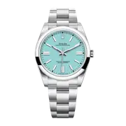 Rolex Oyster Perpetual 41 Stainless Steel Turquoise Dial 124300-0006