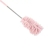 HORIALENCE Retractable Duster Extendable Chenille Car Cleaning Brush for Dashboard Interior Dusting Compact Portable Stainless Steel for Home Office Use