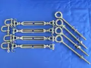 STAINLESS STEEL Square Shade Sail Fixings DIY Kit J/Jaw Suit 90mm Posts