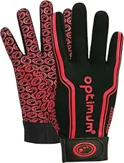 Optimum Velocity Full Finger Gloves Red
