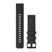 Garmin QuickFit 20 - Heathered Black / Black Nylon Band