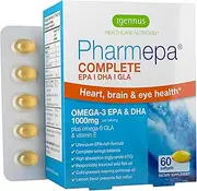 Pharmepa MAINTAIN EPA DHA Omega-3 Fish Oil & D3, 750/250 per serving, Odorless, 60 small softgels
