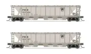 Broadway Limited N PRR Class H32 5-Bay Covered Hopper Pennsylvania PRR #5 2 7254