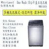 【歡迎議價】Whirlpool惠而浦 Duo Wash 10公斤 直立洗衣機 WM10GN (定位加安裝)限高雄市區