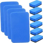 HAPINARY 36pcs Whiteboard Erasers Dry Erase Wipes Comfortable Grip Chalkboard Cleaners for Classroom Office and Home Use High Density Felt Cloth Ergonomic Design