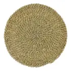 Straw Round Pouf Tatami Cushion Bay Window Pad Floor Mat For Home Yoga Picnic