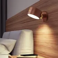 在飛比找momo購物網優惠-【Noname】床頭燈 小夜燈 LED燈 閱讀燈 氣氛燈(質