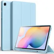 MCC For Samsung Galaxy Tab S6 Lite 10.4" Case Cover Soft Back Pencil Slot P610 [Light Blue]