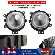 LED Front Bumper Left & Right Fog Light Lamp For BMW Mini F55 F56 F54 F57
