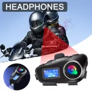 Motorcycle Helmet Headset Wireless Bluetooth Headphone Soft Mic For Full Helmet