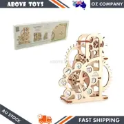 Made in Ukraine UGears Dynamometer Wooden Mechanical 3D Puzzle DIY Model Kit