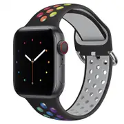 Apple Watch IWatch Band Silicone Strap Black & Colorful