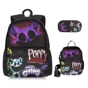 Poppy Playtime-chapter 3 Smiling Critters Student Backpack Three-piece Backpack Set (backpack + Lunch Bag + Pencil Case) Product 11