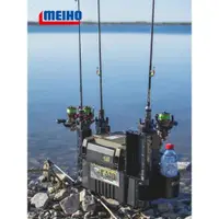 在飛比找ETMall東森購物網優惠-日本明邦MEIHO VS-7055 便攜式多功能釣箱防滑路亞
