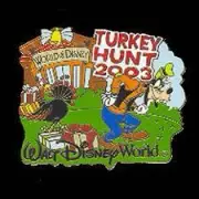 Disney WDW Turkey Hunt Goofy Pin