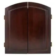 Dart Board Cabinet Case Hand Made Timber Wooden Cherry Christmas in July Sale