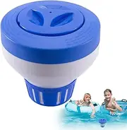 Floating Chlorine Dispenser for Pool | Pool Chlorine Tablet Floater | Slow Release Floating Chlorinator for Water Care Dispensing Outdoor Indoor Maintenance