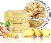 Ginger Hair Regrowth Shampoo Bar, Organic Ginger Polygonum Shampoo Soap, Hair Darkening Shampoo Bar, Solid Shampoo Bar for Anti-Hair Loss Promotes Hair Growth (2PCS)