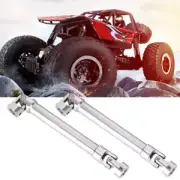 2pcs Stainless Steel Drive Shaft RC Accessory Fit For 1/10 RC Crawler (112‑1 SLK