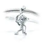 Egypt Pharaoh Mummy 925 Sterling Silver Charm for Bracelet Necklace Pendant