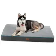 Memory Foam Dog Bed for Large Dogs - Orthopedic 35.0"L x 22.0"W x 3.0"Th Grey