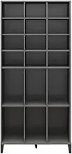 Freestanding Exquisite Shoe Cabinet Storage Multi Shoe Storage Cabinet, White，Space Saving Multifunctional Shoe Cupboard(Black)