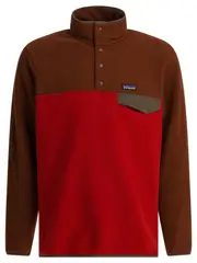 [Patagonia] Patagonia-Lightweight Synchilla Snap-T Fleece Giacche Rosso-Uomo L