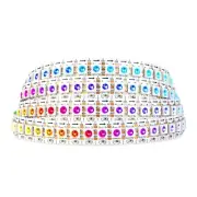SEZO WS2812B LED Strip Light 3.3FT/1M 144LEDs/m Individually Addressable Prog...
