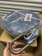 Lift-All 4" x 37' 2-Ply Type 3 Tuff-Edge II Polyester Flat Eye-to-Eye Web Sling